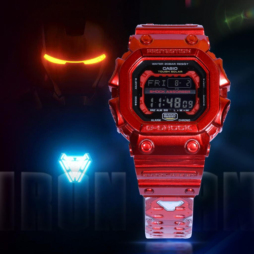 Casio G Shock GX 56 IRONMAN KING Custom Design Digital Resin Watch