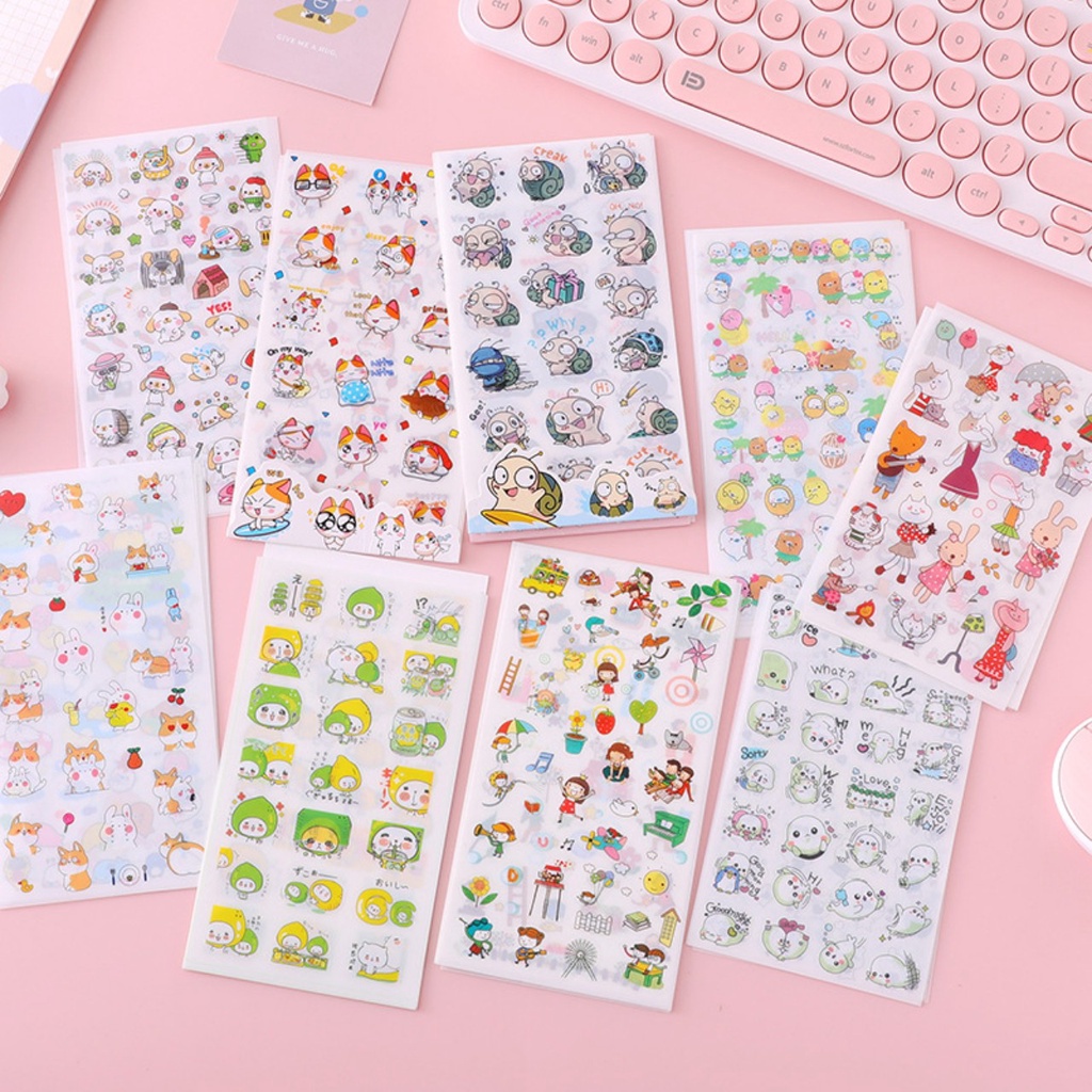 PET Material Sticker Set with Cute and Convenient Patterns for ...