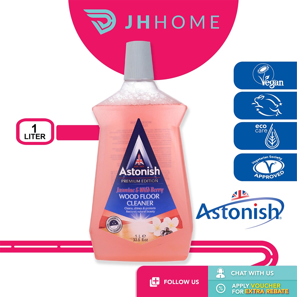 Astonish 1L Premium Edition Wood Floor Cleaner CLN-C6120PE/Citrus Burst ...