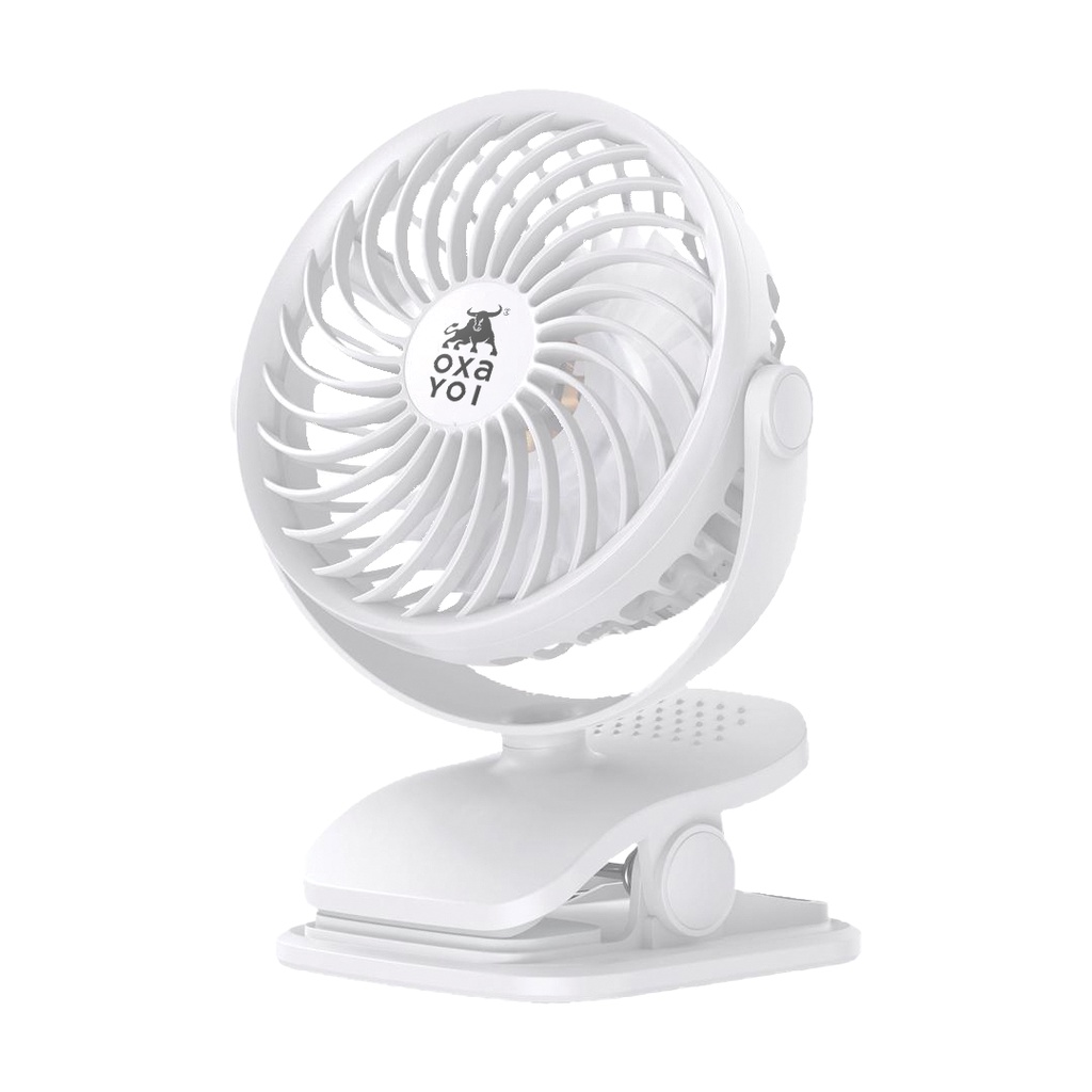 USB Desk Clip Fan Oxayoi OXA - FA1Rechargeable Battery Portable Fan ...