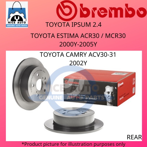 TOYOTA IPSUM 2.4 /ESTIMA ACR30 / MCR30 (2000Y-2005Y) / CAMRY ACV30-31 ...