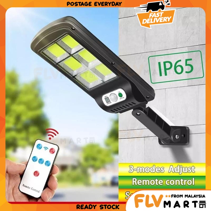 Waterproof Solar Led Light 120LED Lampu Solar Street Lighting Parking ...