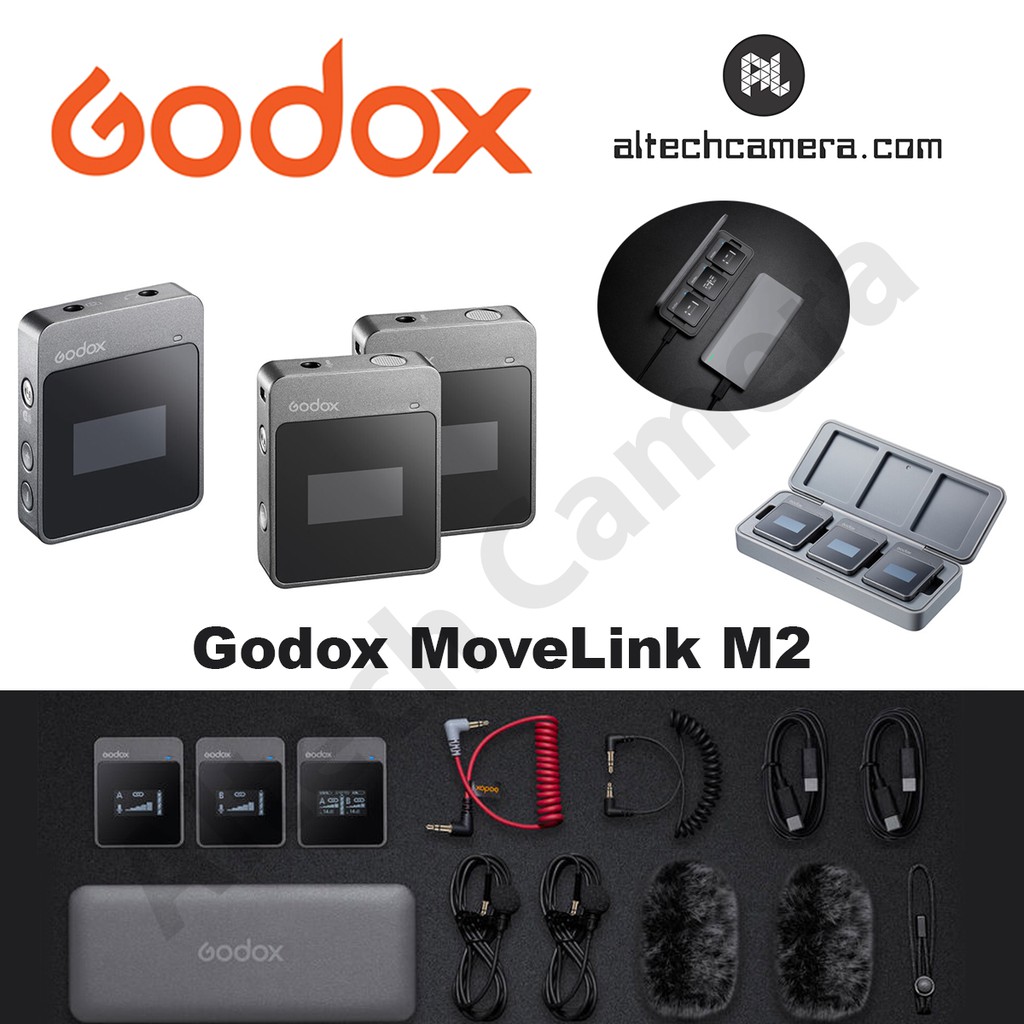 Godox MoveLink II 2.4GHz Wireless Microphone System