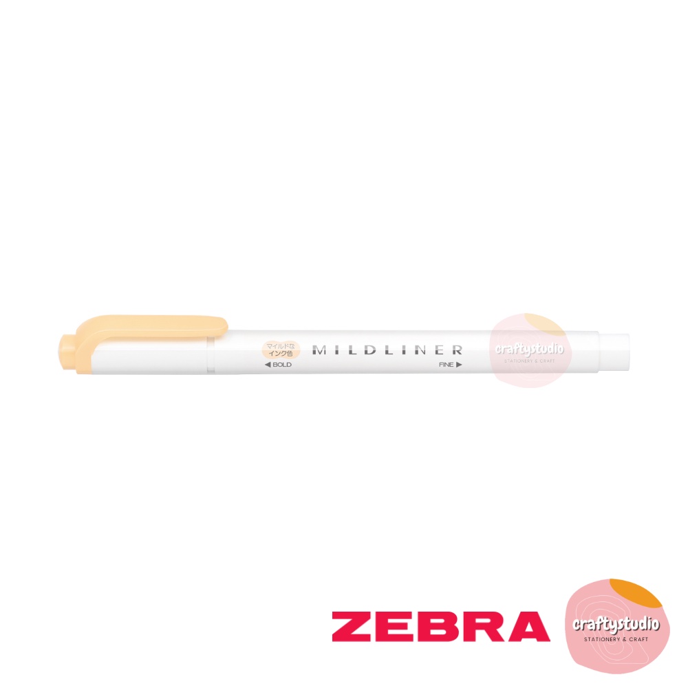 (NEW COLOURS) Zebra Mildliner Highlighter, Double Sided Highlighter
