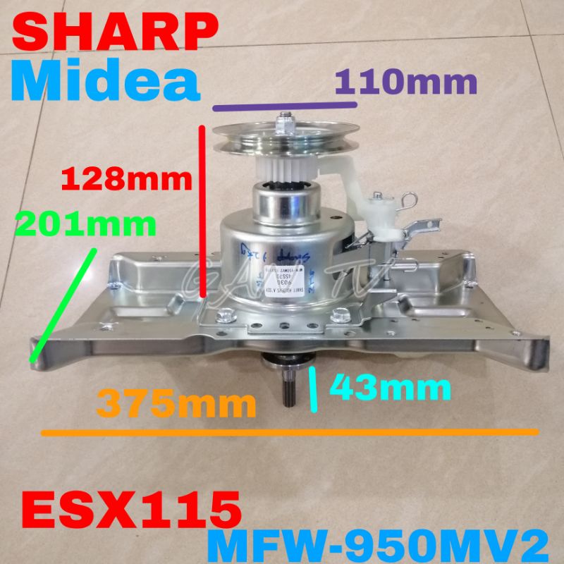 Heavy Duty Sharp ESX115/Midea MFW950MV2/Daewoo 1318 Washing Machine