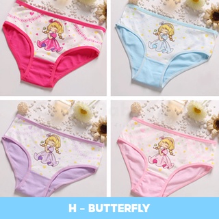 4 PCS Kids Hello Kitty Panties Girls Underwear Seluar Dalam Budak