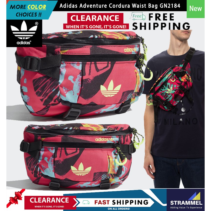 100 Authentic Adidas Adventure Cordura Waist Bag GN2184 Waist Bag Pouch Bag Hip Pack Chest Bag Bum Bag