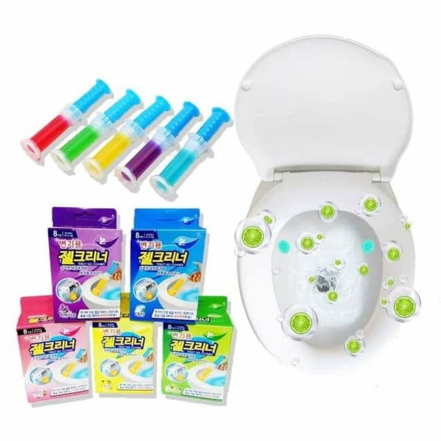 VP 4 [PushType MAGIC GEL] Korean Toilet Bathroom Scrubble Bubble ...