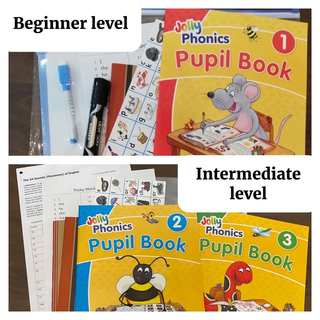 Jolly Phonics Pupil book + include extra learning materials Shopee Malaysia