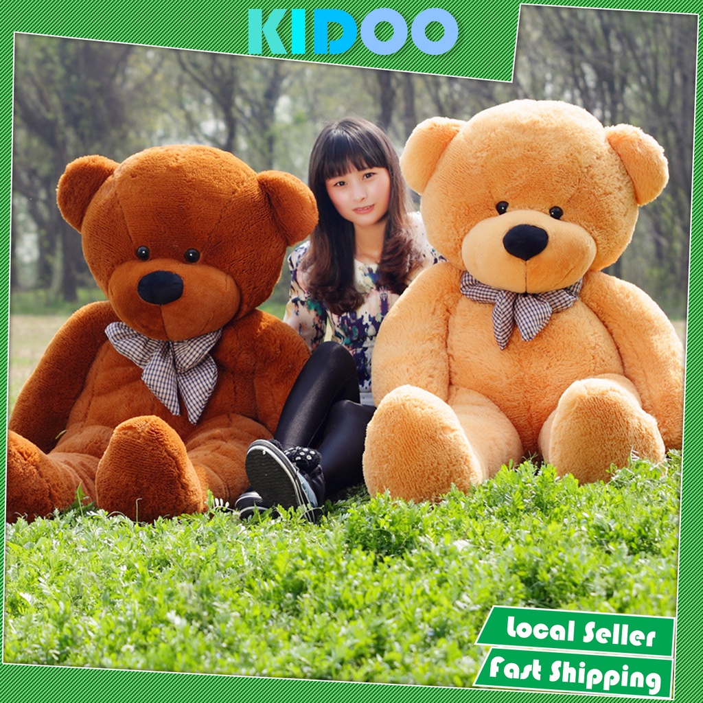 KIDOO 60cm 80cm Teddy Bear Giant Teddy Bear Bear Besar Patung Beruang