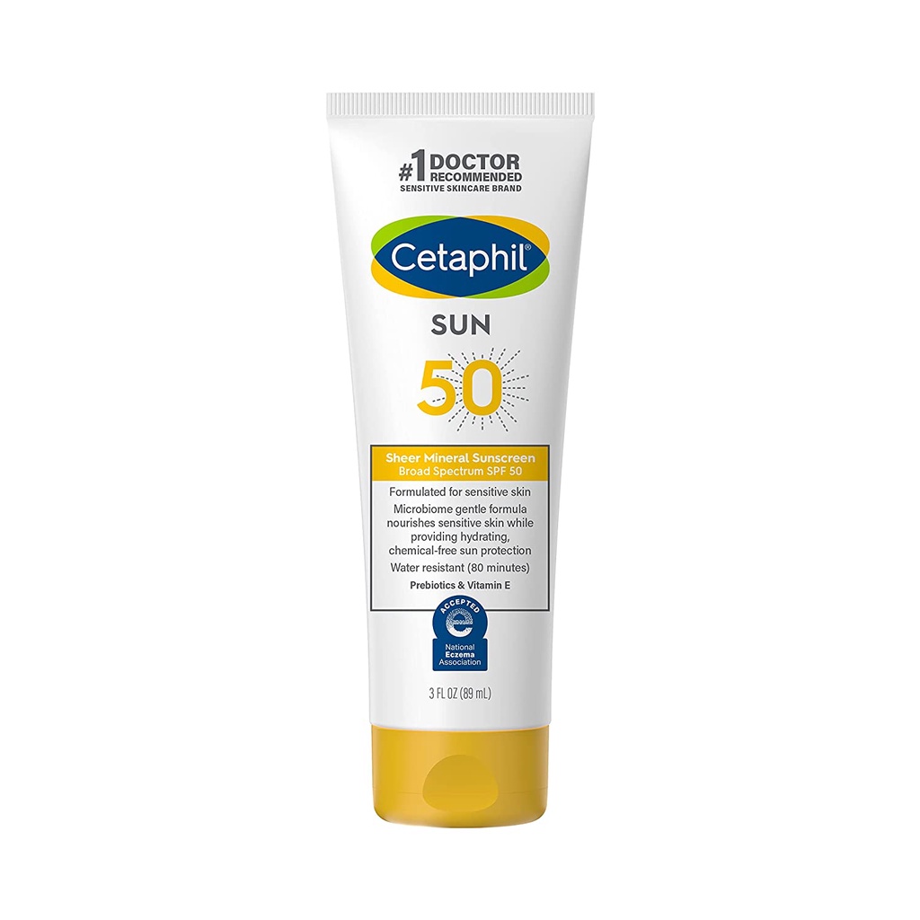 CETAPHIL Sheer Mineral Sunscreen Lotion for Face & Body SPF 50
