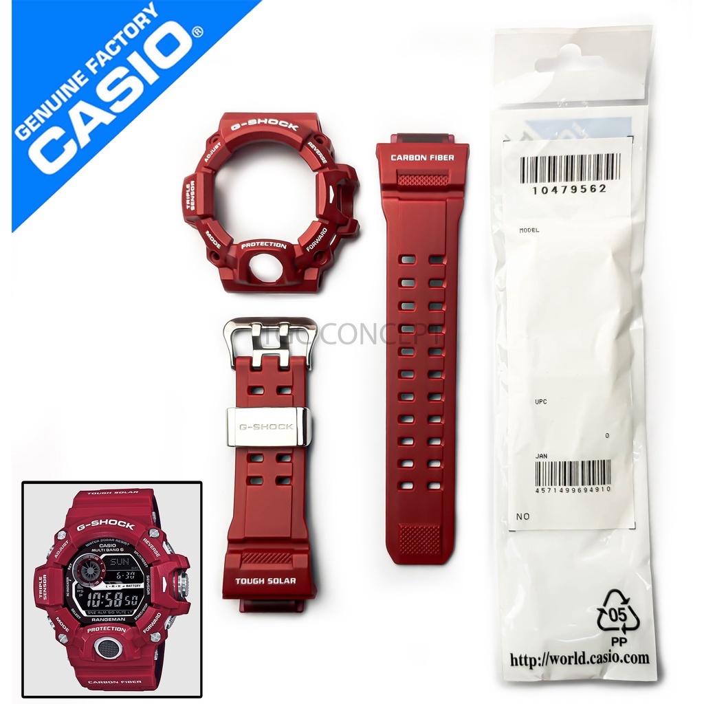 ORIGINAL BAND & BEZEL REPLACEMENT PARTS FOR GSHOCK WATCH GW9400RD4