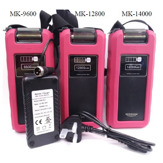MCOBEAM SUPER LITHIUM BATTERY 14000MAH FOR ELECTRIC REEL (RECHARGEABLE ...