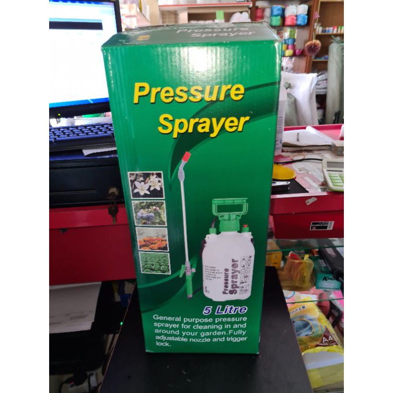 5 liter pressure spray/tong spray racun | Shopee Malaysia