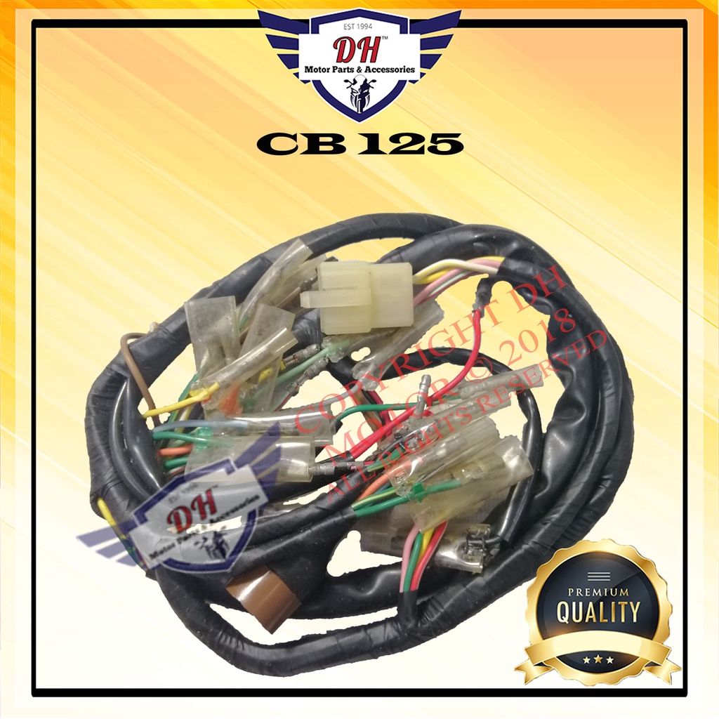 CB 125 WIRING BODY WIRE HARNESS FULL SET HONDA | Shopee Malaysia