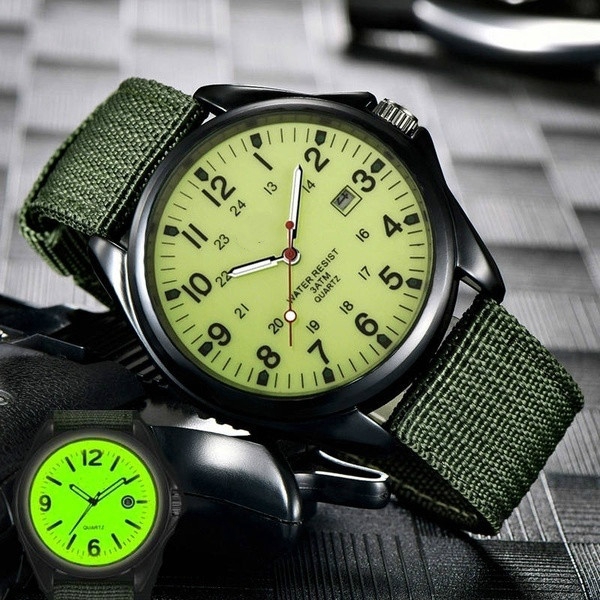 Mens deals luminous watches