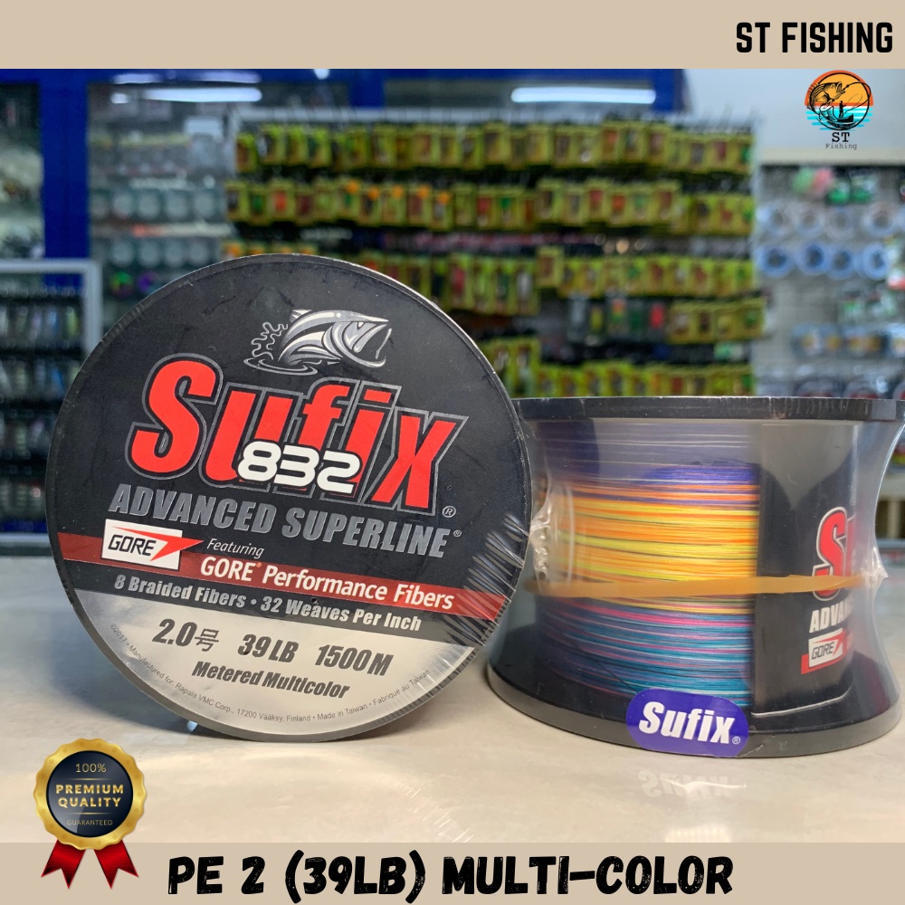 Sufix 832 Advanced Super Braided Line (Loose Pack) Tali Benang Sufix ...