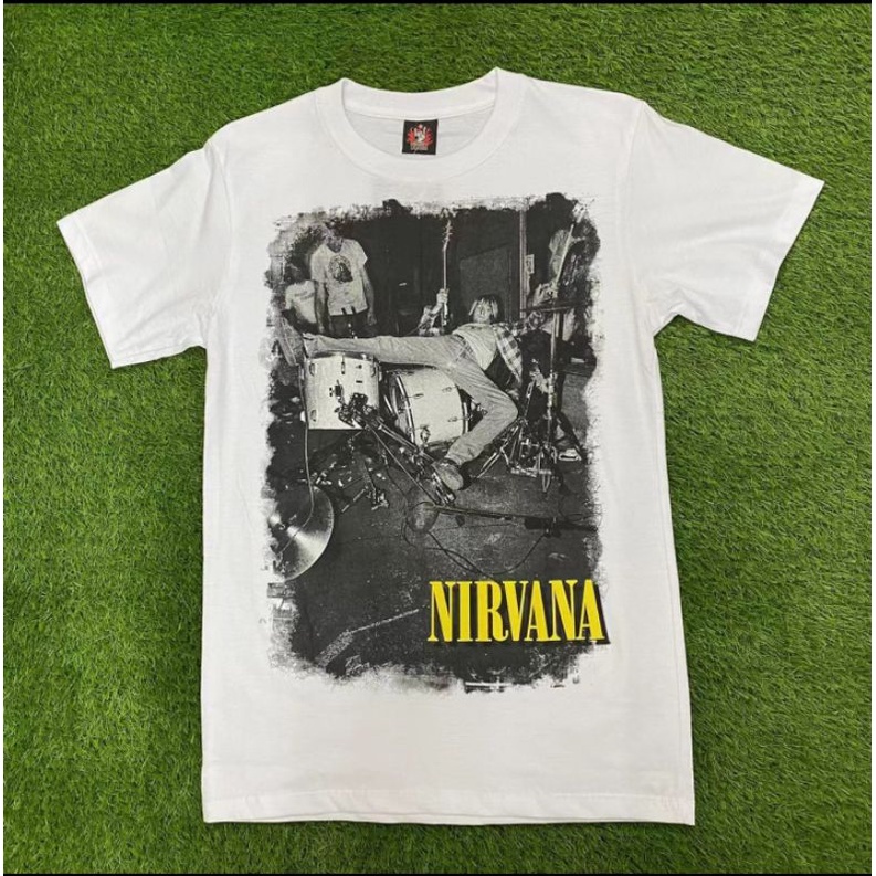 Nirvana Bleach Limited Edition Rock Band Shirts Rockers T-Shirt # Seattle  Washington Bonjovi Steve Vai Metallica OS Ella