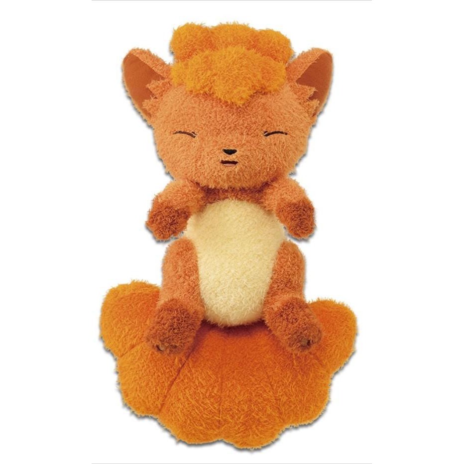 BANPRESTO Original Pokemon Sun Moon Vulpix Fuzzy Sleeping Plush From Japan Shopee Malaysia