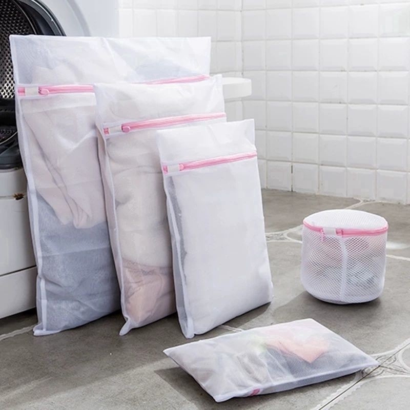 Zippered Mesh Net Clothe Laundry Bag For Washing Machine / Travel ...