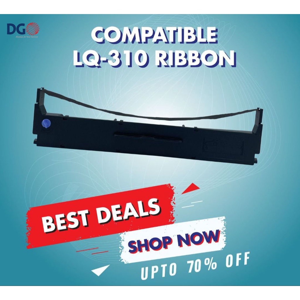 Compatible LQ 310 / LQ 310 Printer Ribbon 100% High Density Nylon ...