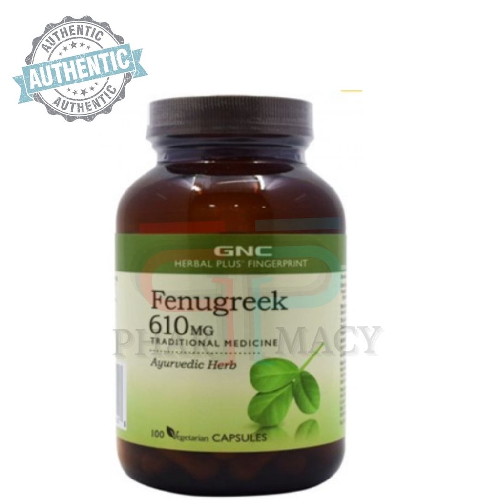 GNC Fingerprint Fenugreek (100 Capsules) Shopee Malaysia