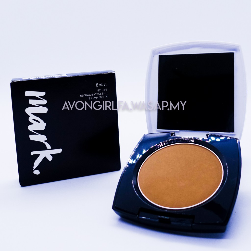 Avon 💯 ori : Nude Matte Pressed powder SPF 30 Spice Honey | Shopee Malaysia