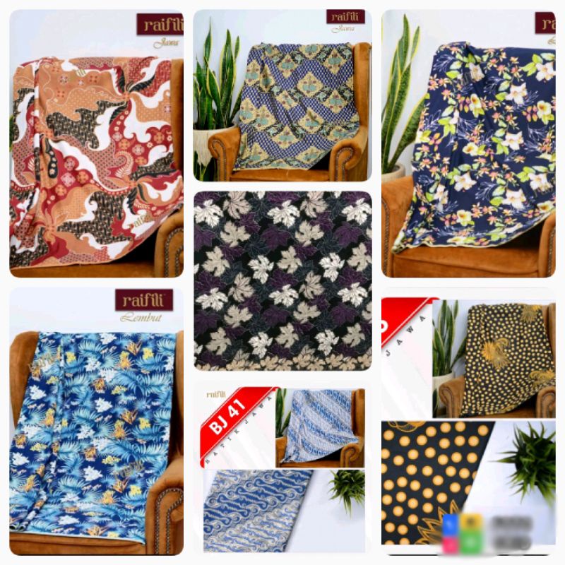 BATIK RAIFILI PELBAGAI CORAK 