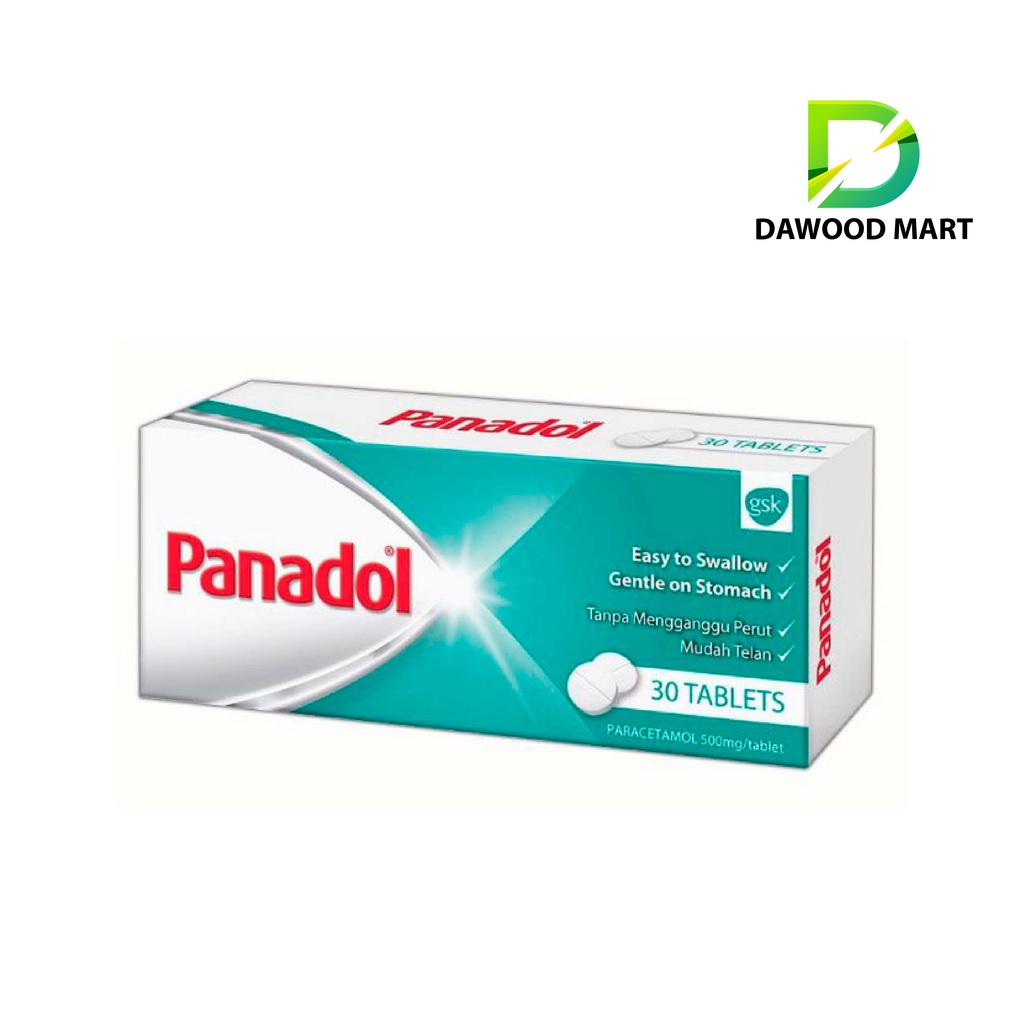 Panadol Paracetamol 500mg 30 tablets Shopee Malaysia