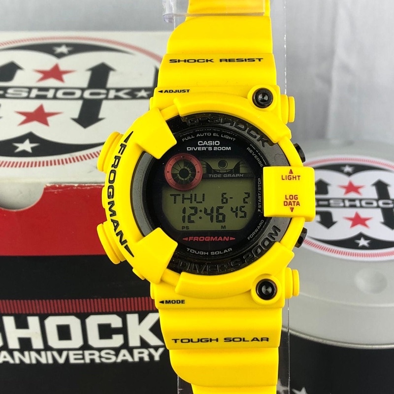 G shock hot sale lightning yellow