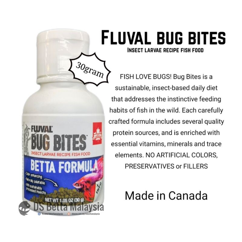 Fluval bug bites outlet betta formula