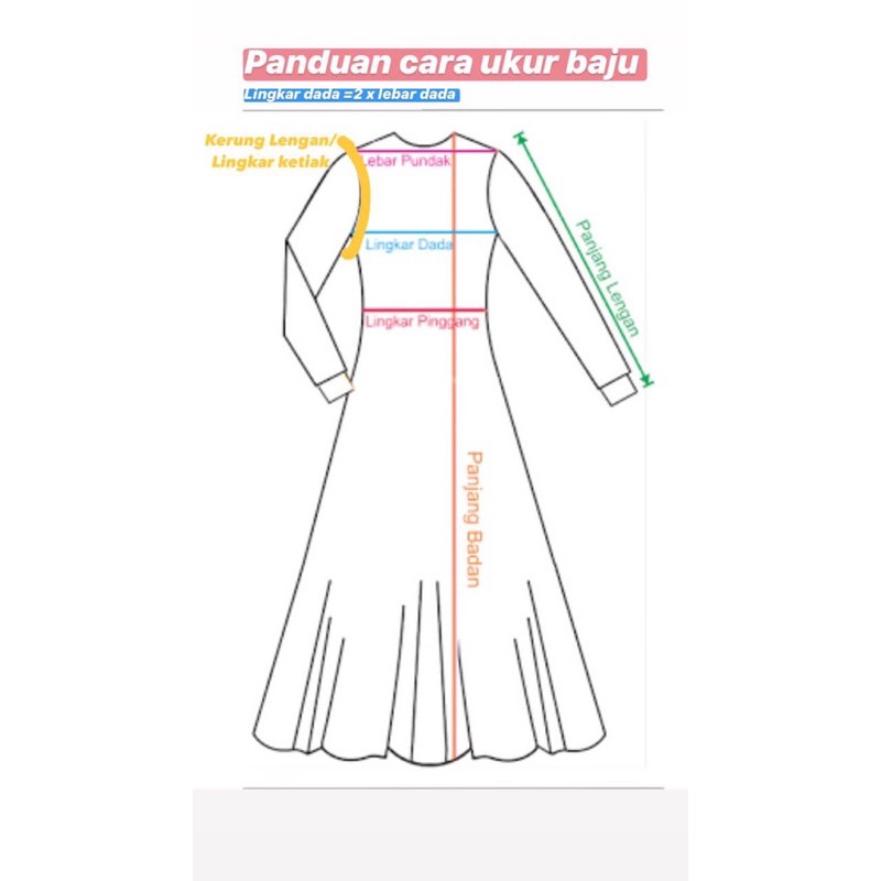 Size chart and clothing measuring guide | Shopee Malaysia