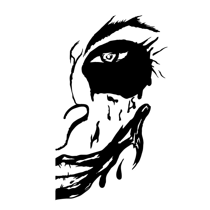 SCARY SKULL, JOKER BODY STICKER, STICKER MOTO STICKER KERETA Shopee