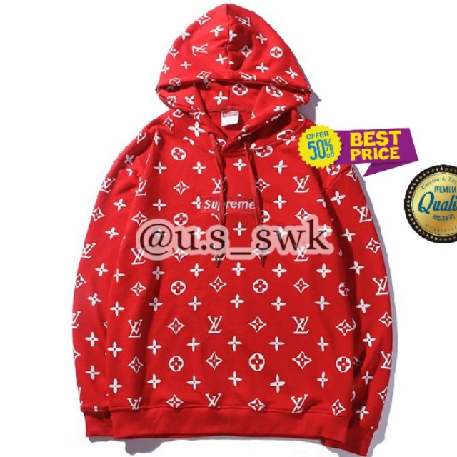 Supreme lv sales hoodie dhgate