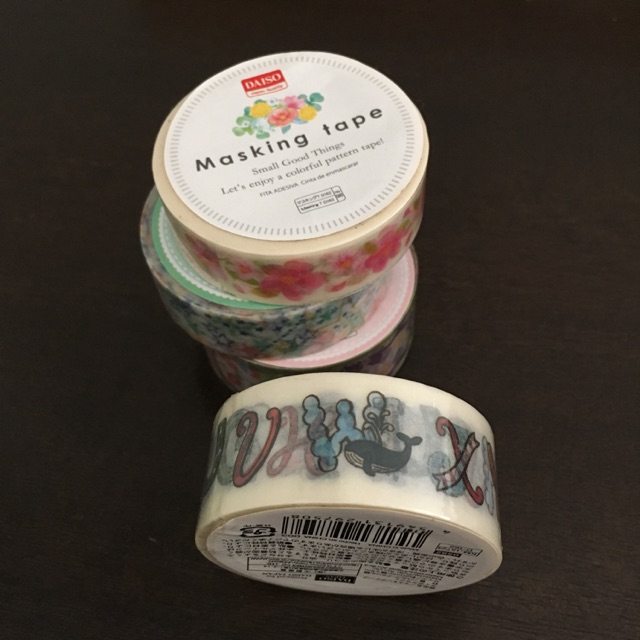 Daiso masking tape alphabet Shopee Malaysia