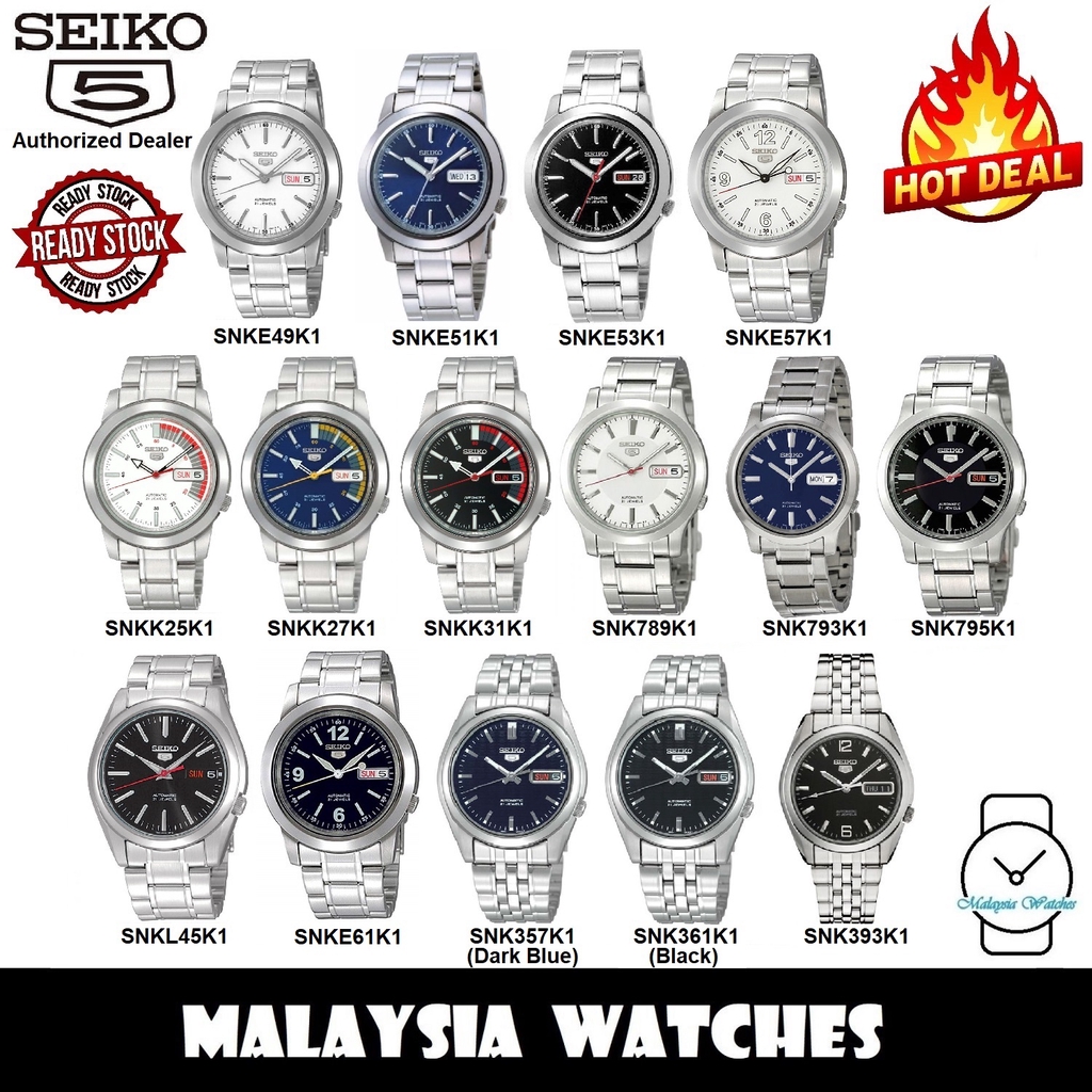 OFFICIAL Seiko Warranty Seiko 5 Automatic Collection Gents Watch