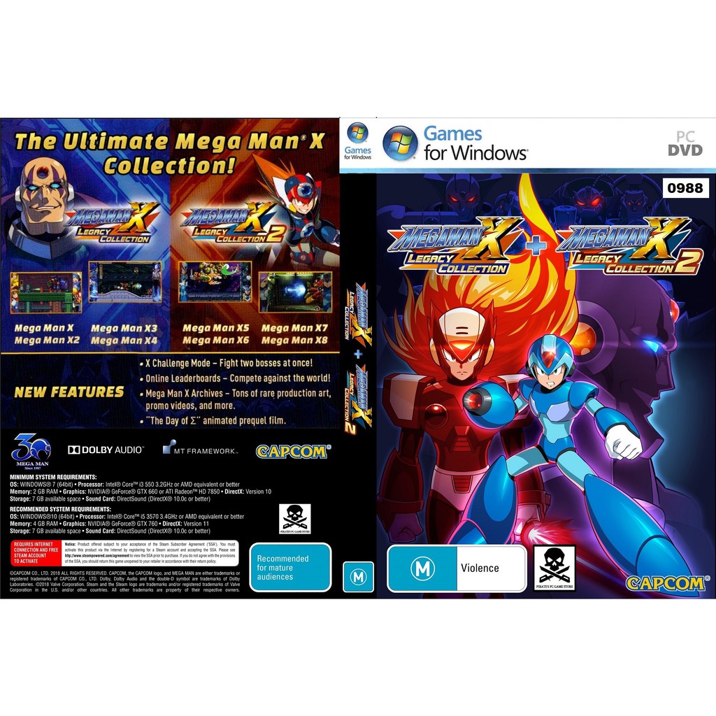 (PC DVD) Mega Man X Legacy Collection | Shopee Malaysia