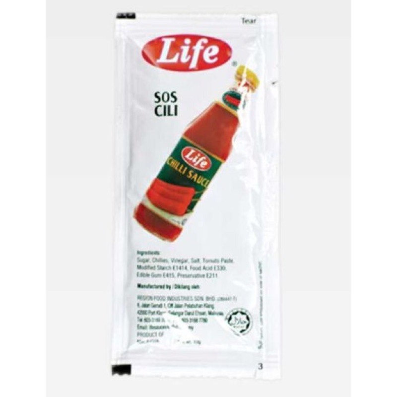LIFE Chili Sauce Sachet (10g X 250pcs) Shopee Malaysia