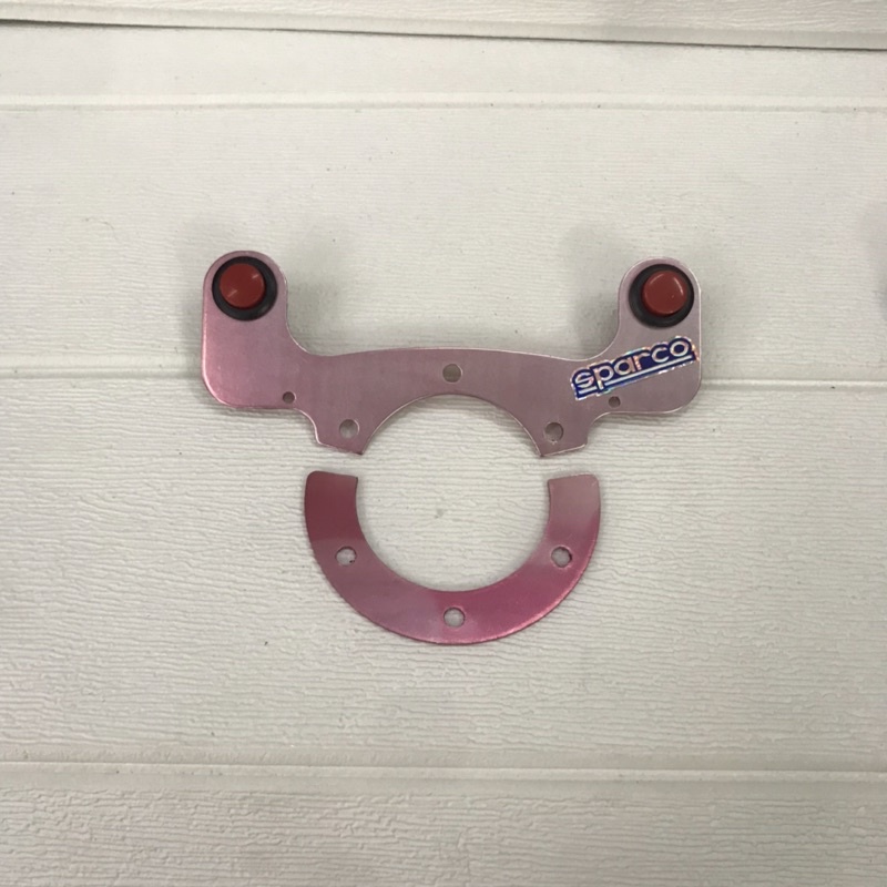 Clear stock Red pink universal racing steering wheel buttons twin ...