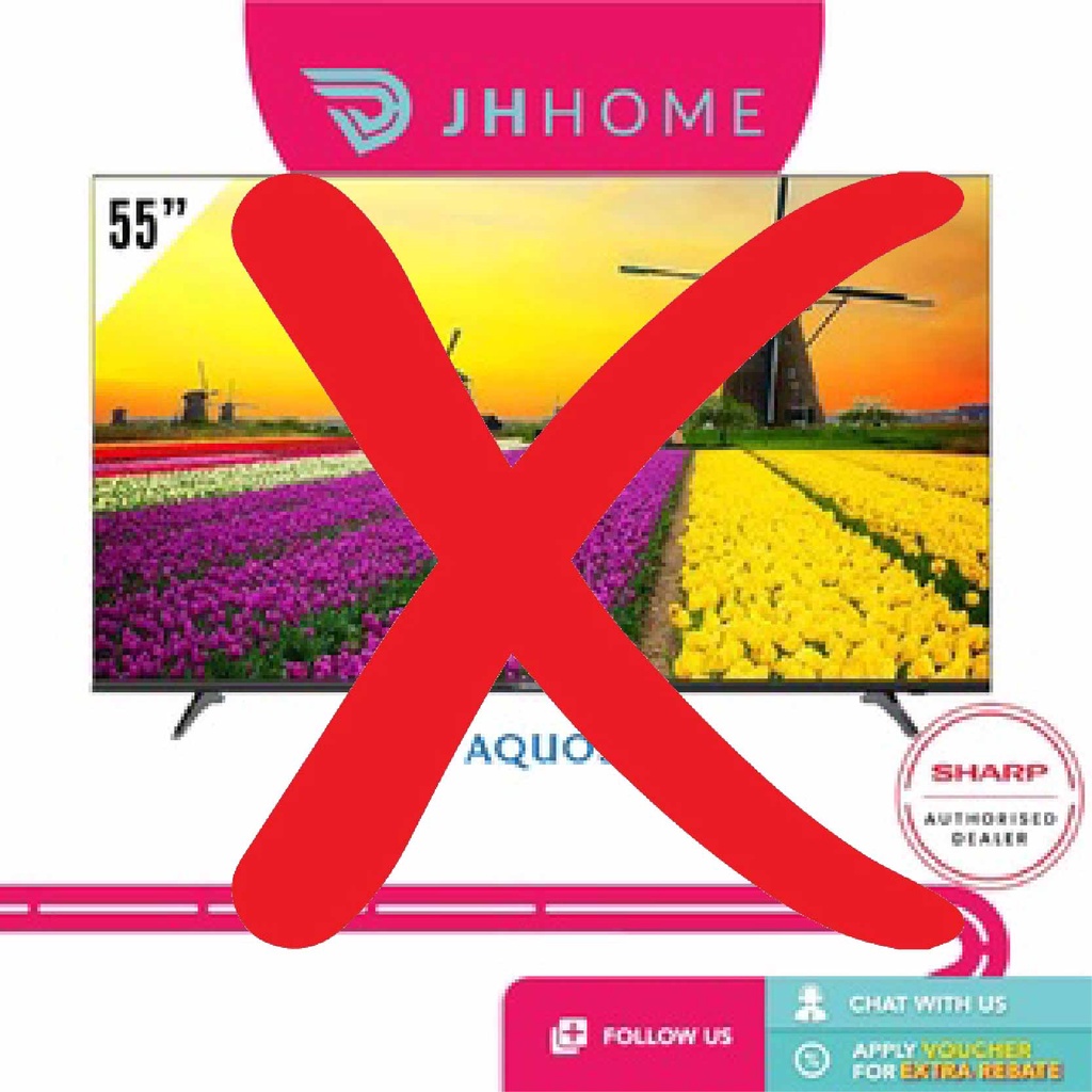 Sharp 55 Inch Aquos 4K UHD Smart TV Netflix Youtube HDR Screen