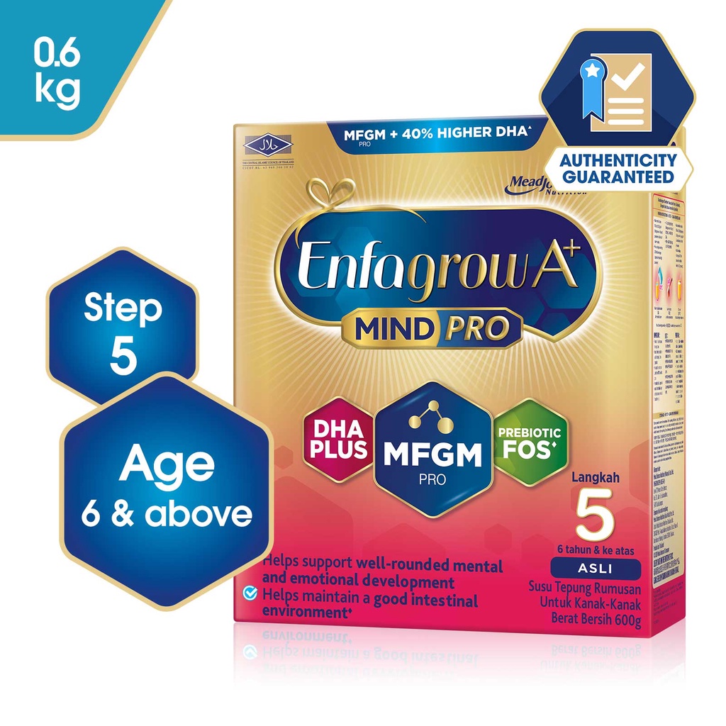 Enfagrow A+ MindPro Step 5 Original - 600g (Milk Formula Powder ...