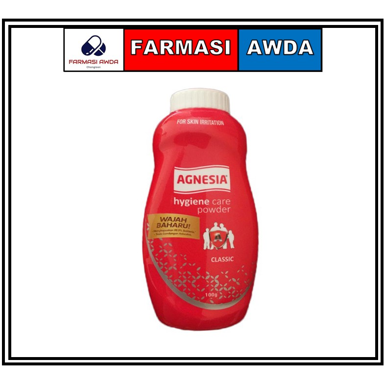AGNESIA Antiseptic Dusting Powder Classic (Hygiene Care Powder ...