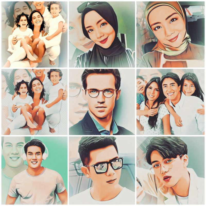Gift Photo Potret Version 5 (Free Editing) | Shopee Malaysia