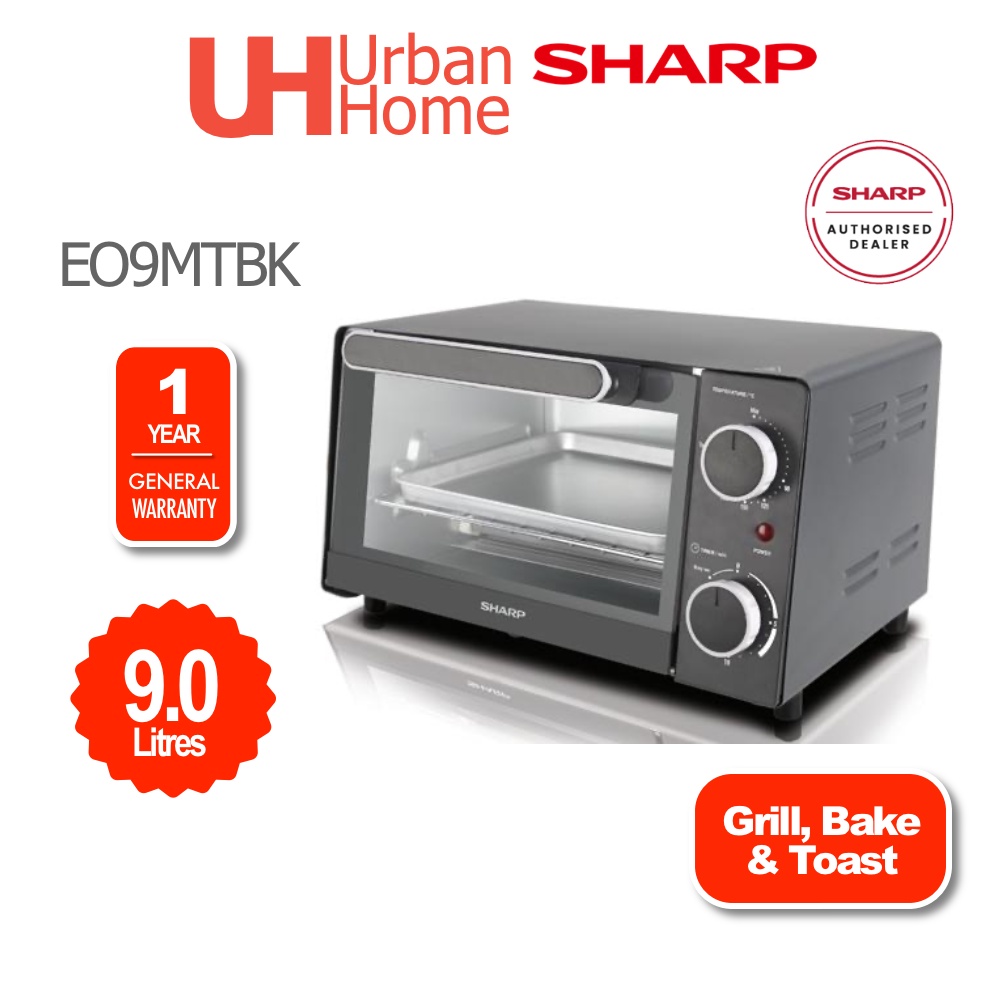 Sharp Toaster Oven (9L) EO9MTBK Shopee Malaysia