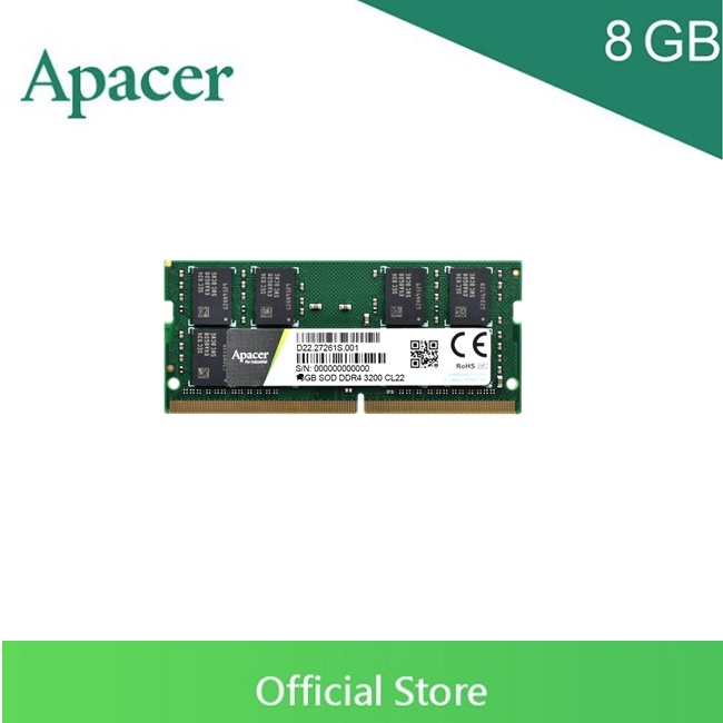 Apacer 8GB/16GB DDR4/3200 SODimm | Shopee Malaysia