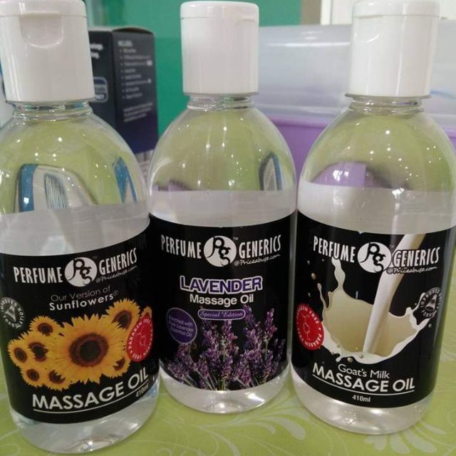PERFUME GENERICS MASSAGE OIL 410ml (Sunflower/Goat's milk/Lavender