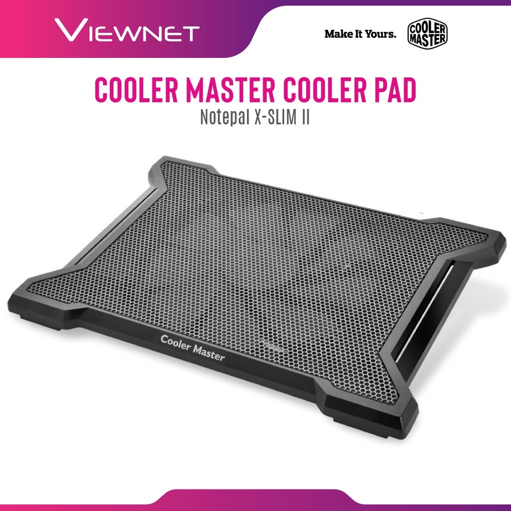 Cooler Master Notepal X-SLIM II Fan Notebook Cooler (200mm) R9-NBC-XS2K ...