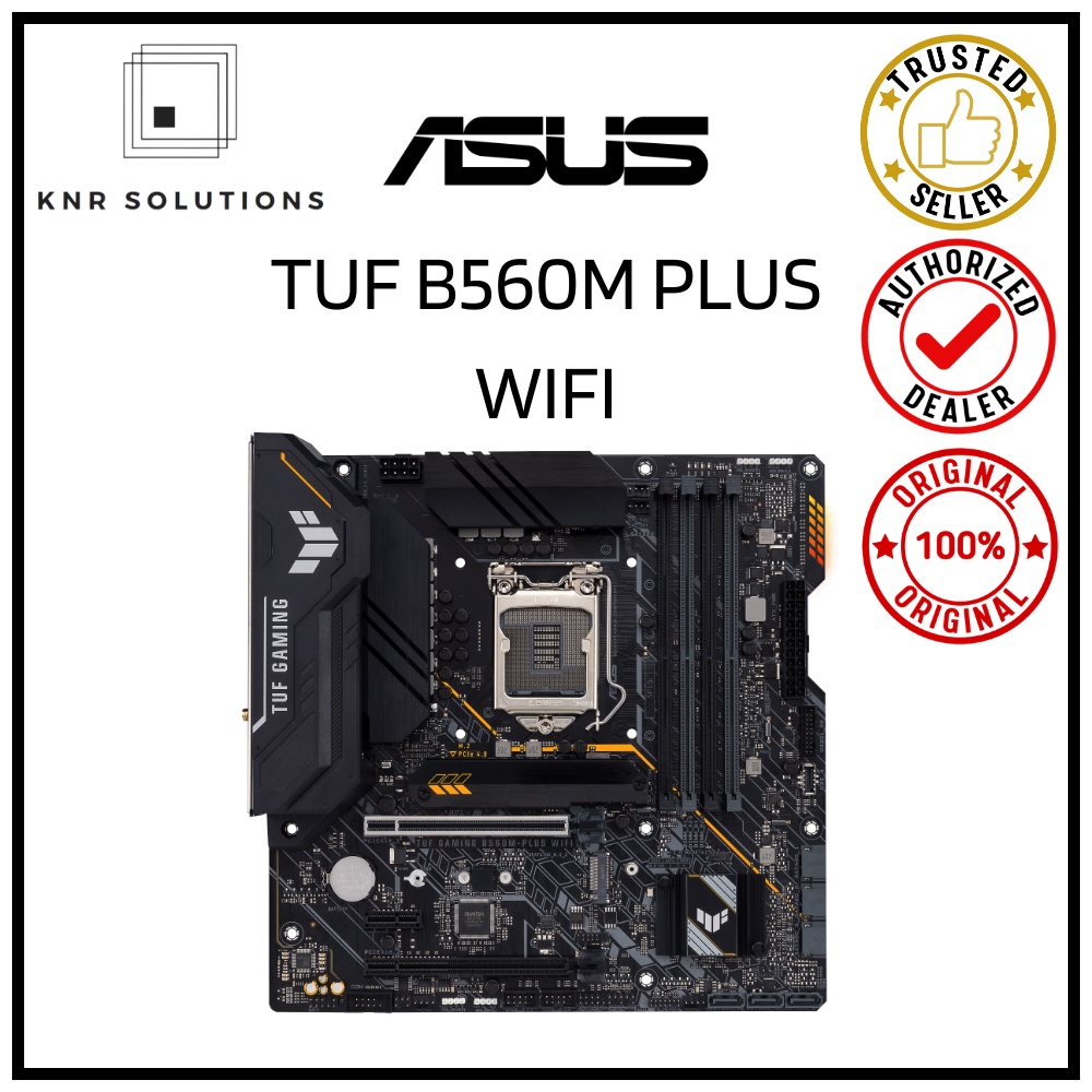 ASUS TUF B560M PLUS WIFI LGA1200 Micro-ATX MOBO | Shopee Malaysia