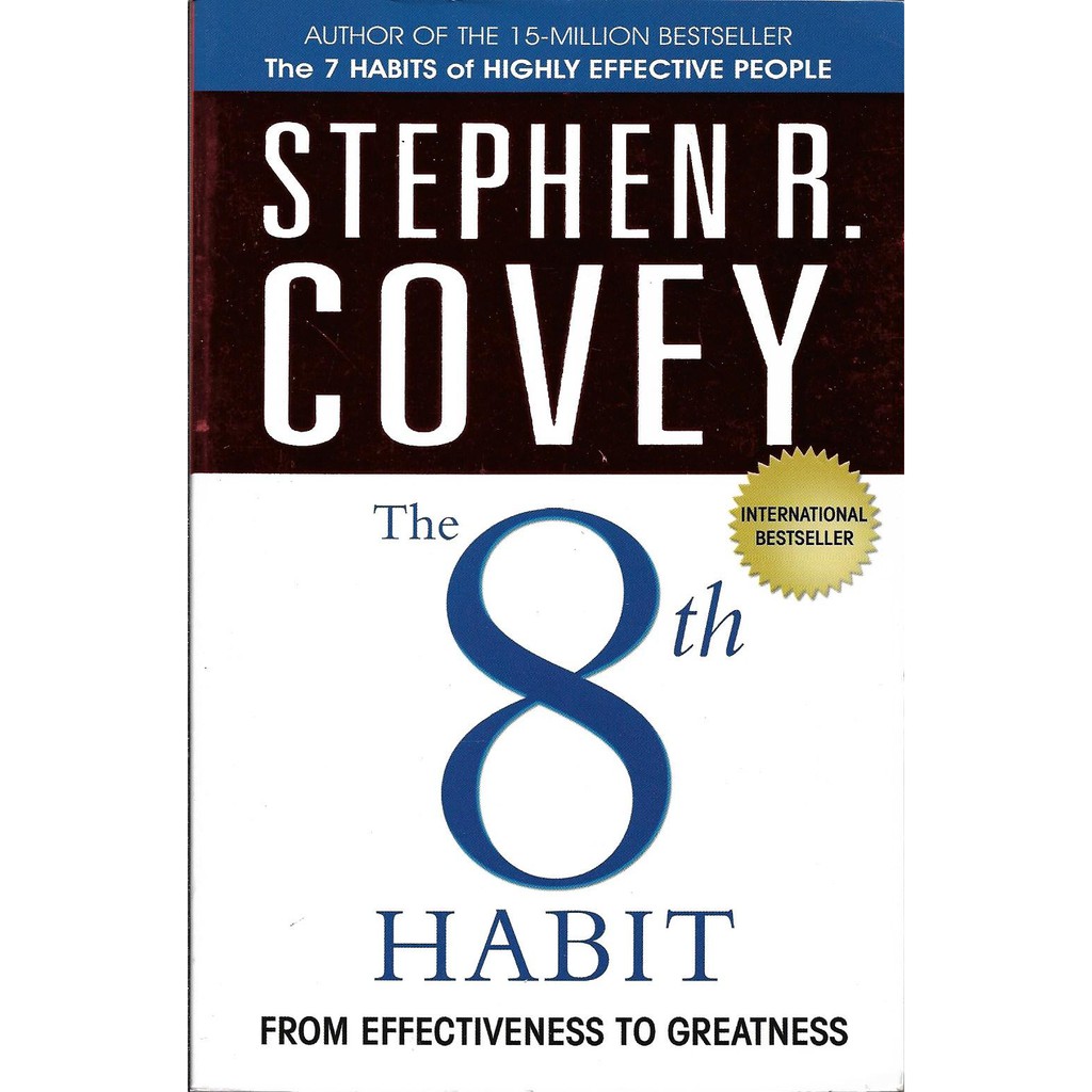 The 8th Habit From Effectiveness To Greatness Stephen R Covey Shopee Malaysia 8804