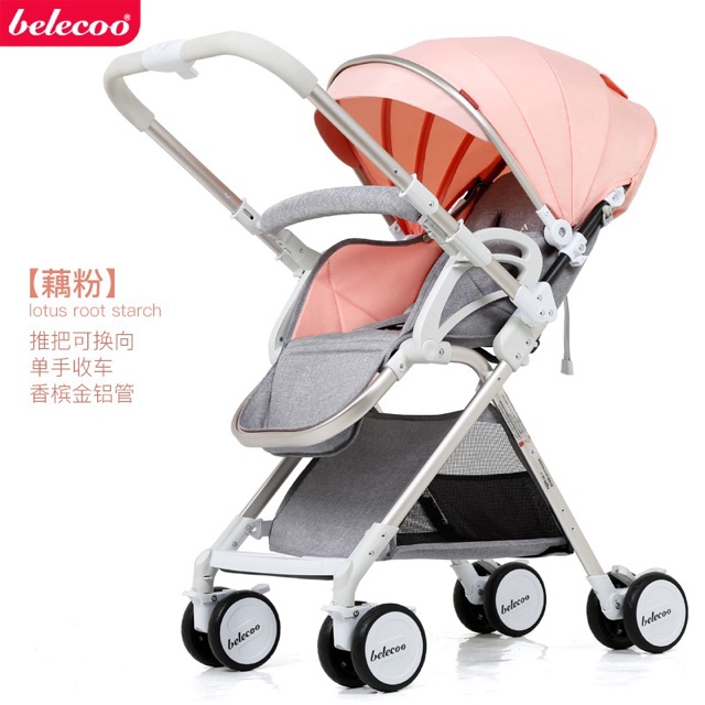 BEST SELLER BELECOO A8 TWO WAY BABY STROLLER Shopee Malaysia